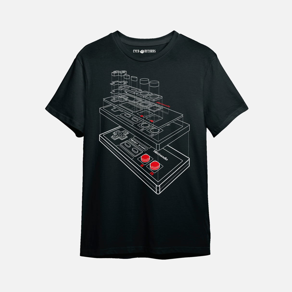 Nintendo - Famicom NES Design - Polera