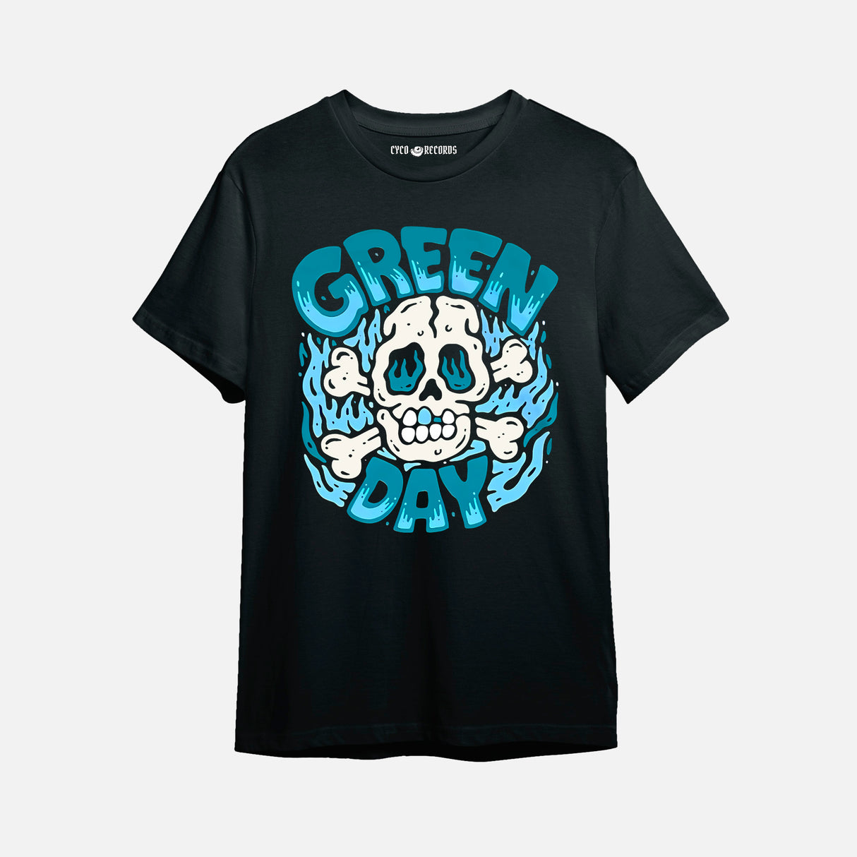 Green Day - Skull & Bones - Polera