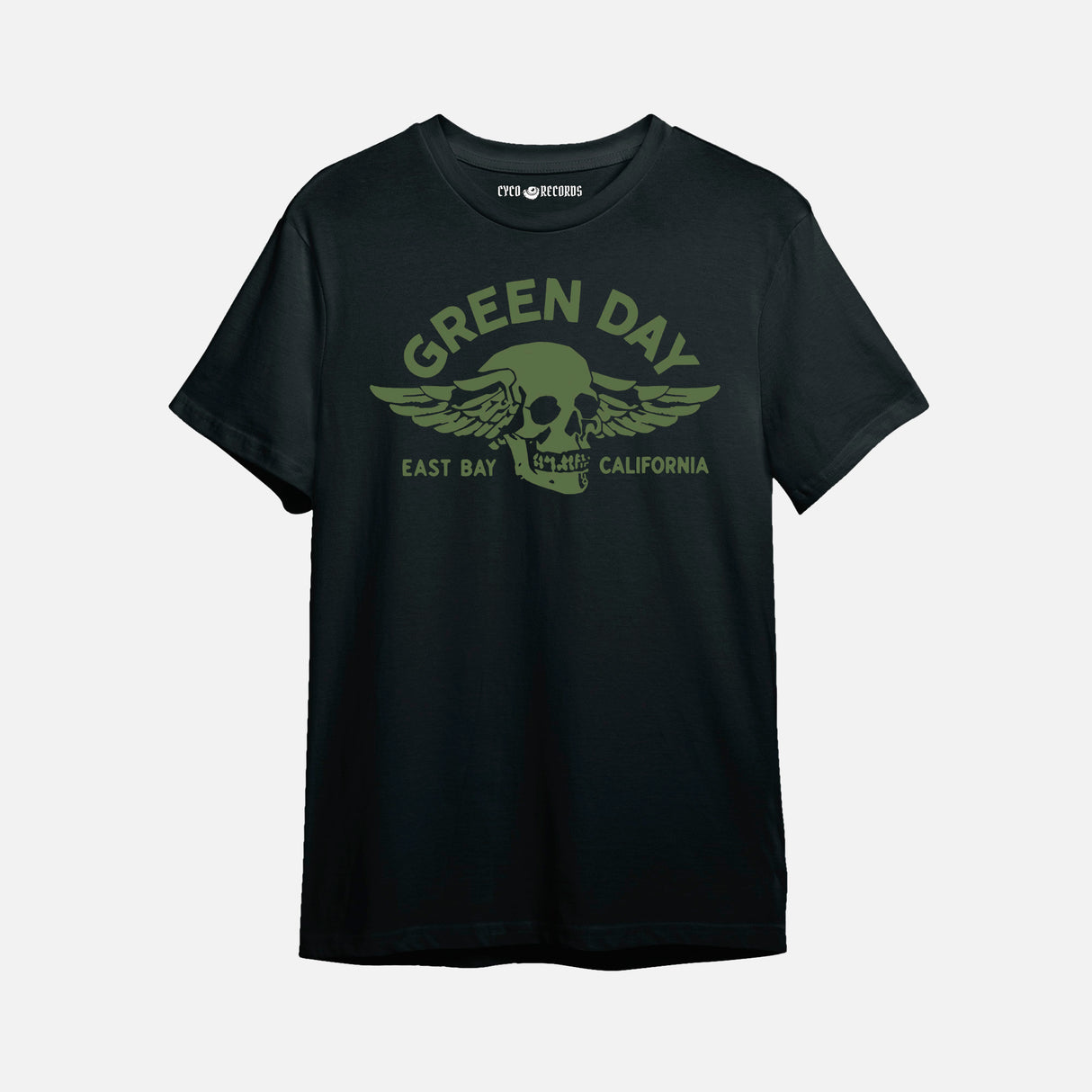 Green Day - Skull and wings - Polera