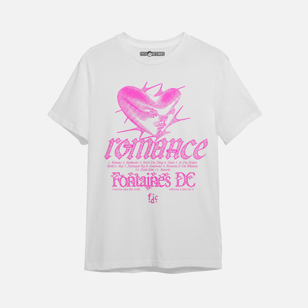 Fontaines DC - Romance Pink - Polera