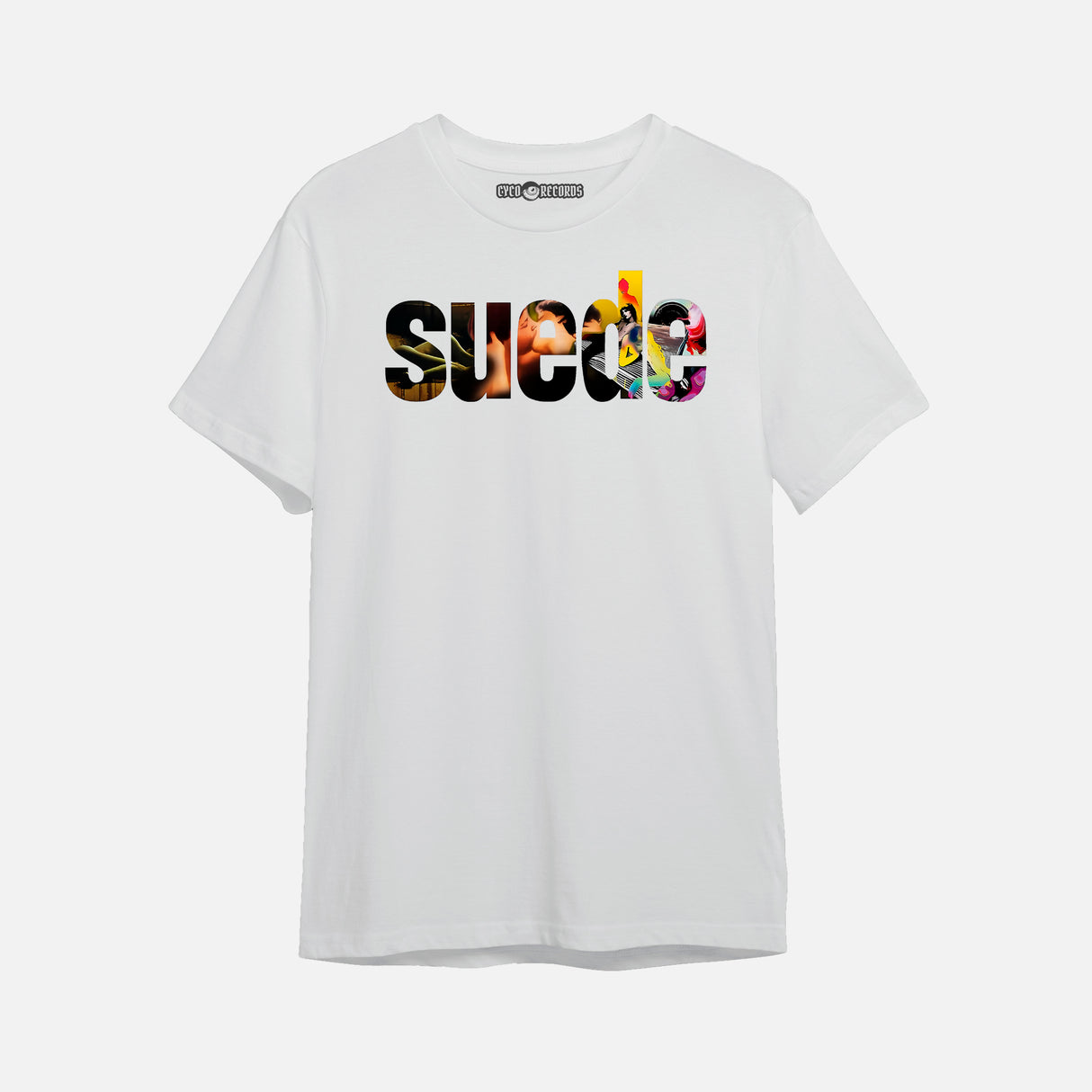 Suede - logo blanca - Polera
