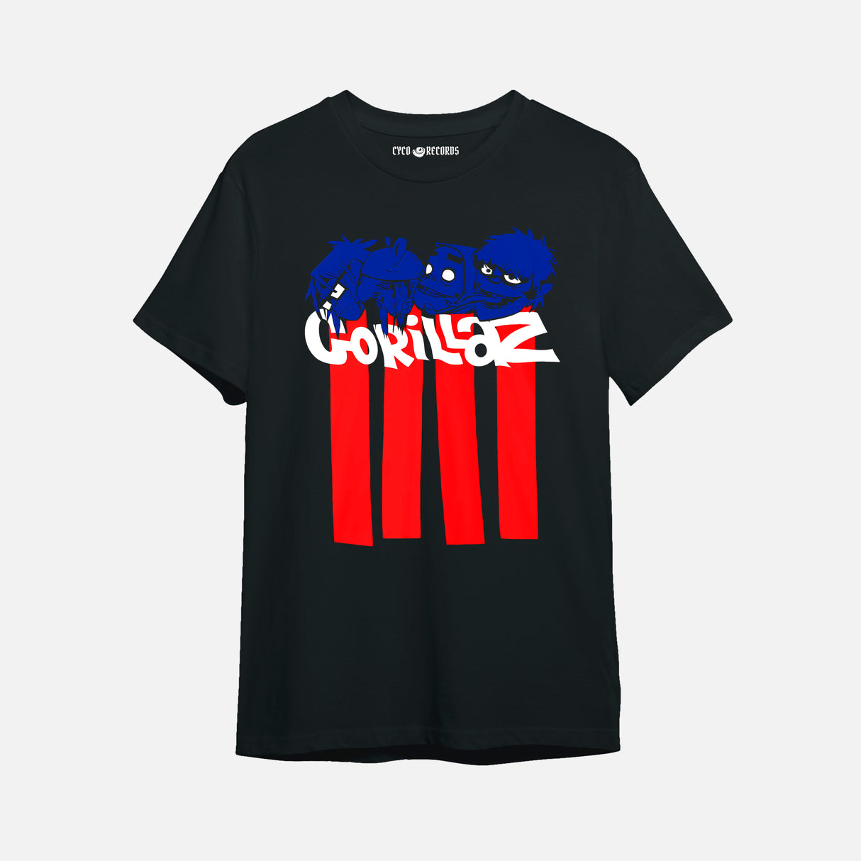 Gorillaz - Red Bars - Polera