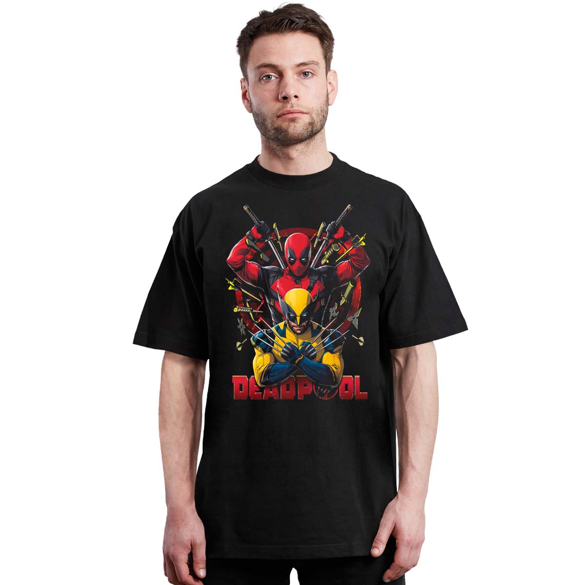 Deadpool 3 - Deadpool Wolverine Cómic - Película - Polera