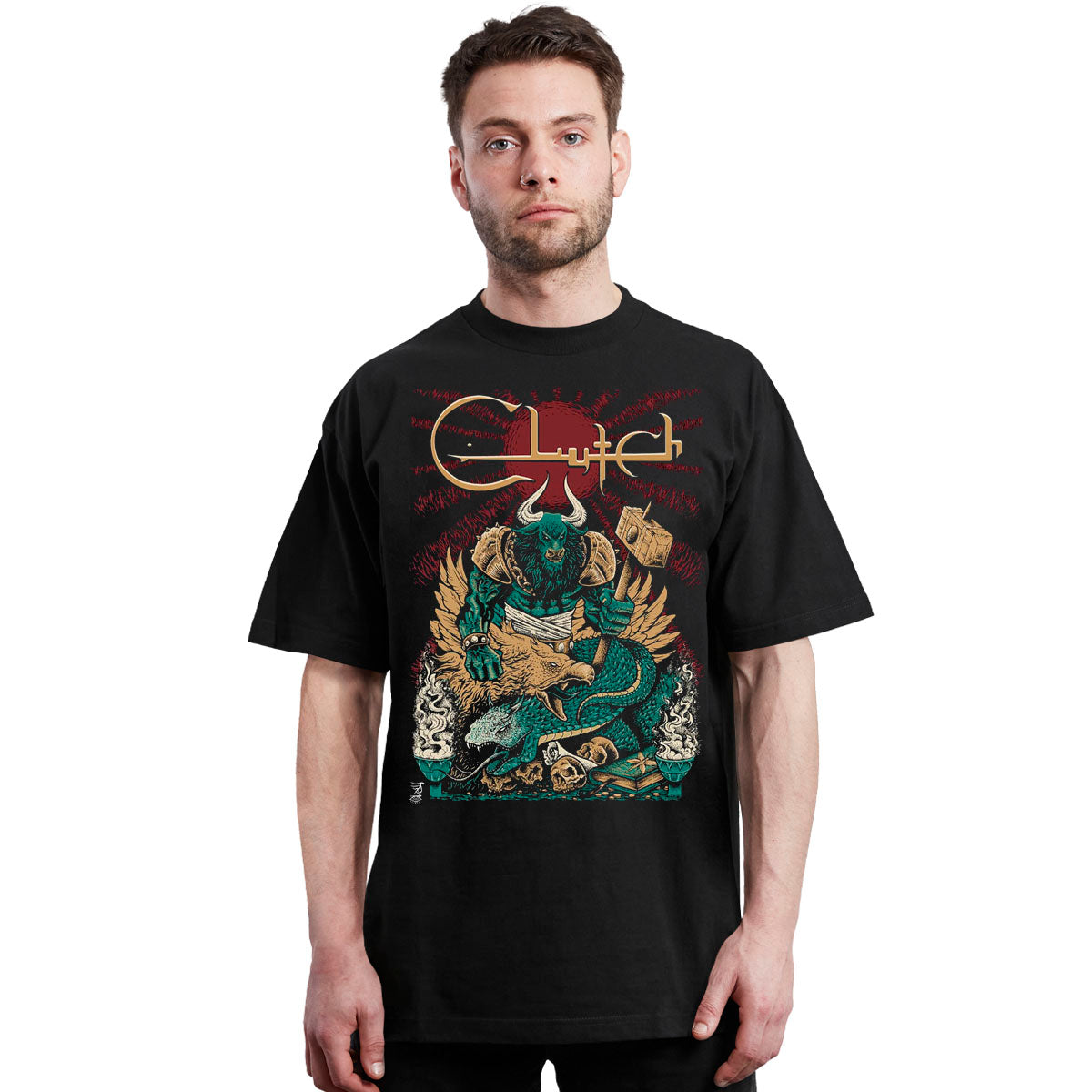 Clutch - Minotaur - Polera