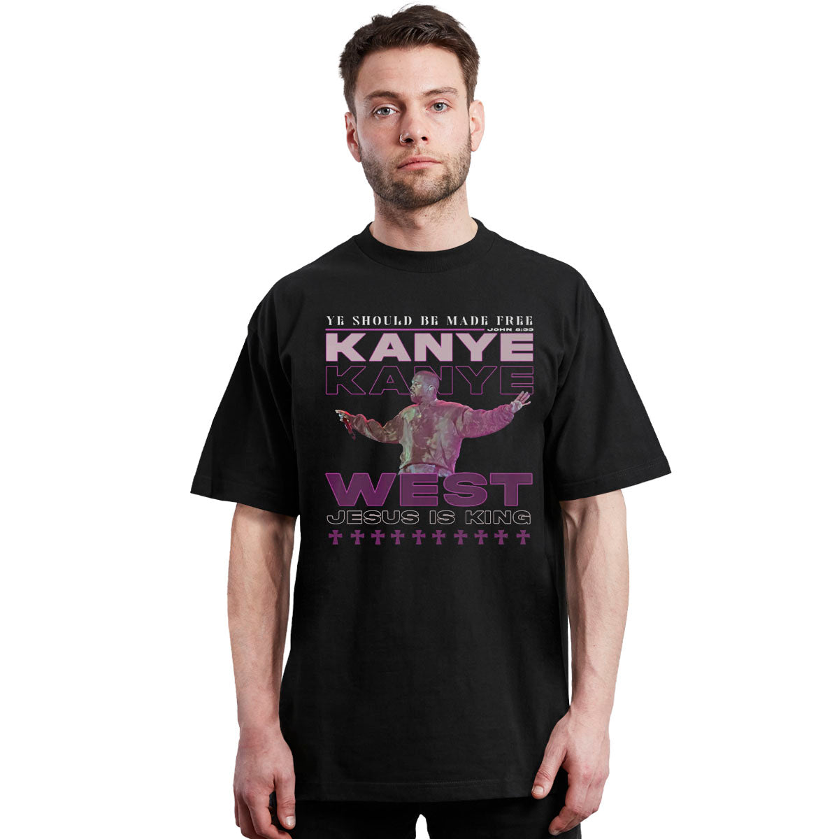 Kanye West - jesus - hip hop - polera