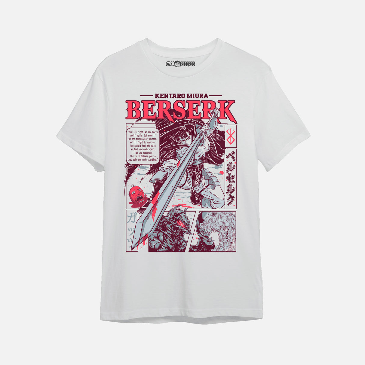 BERSERK - Kentaro Miura - Polera blanca