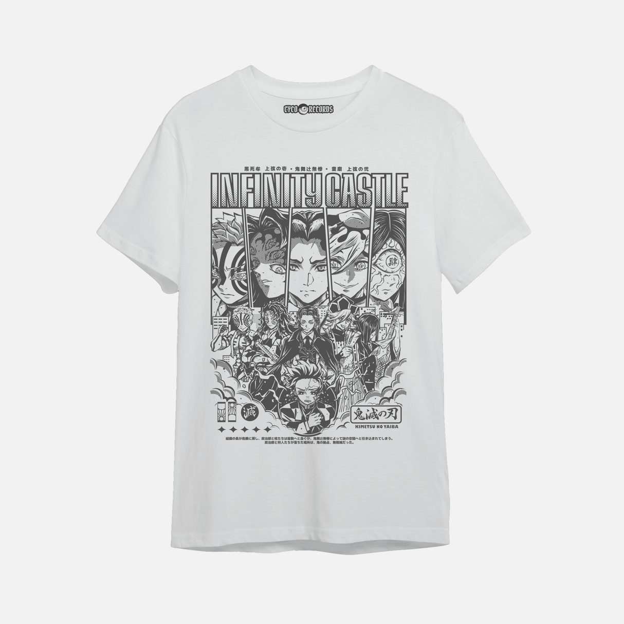 Demon Slayer - Castillo Infinito 2 - Polera blanca