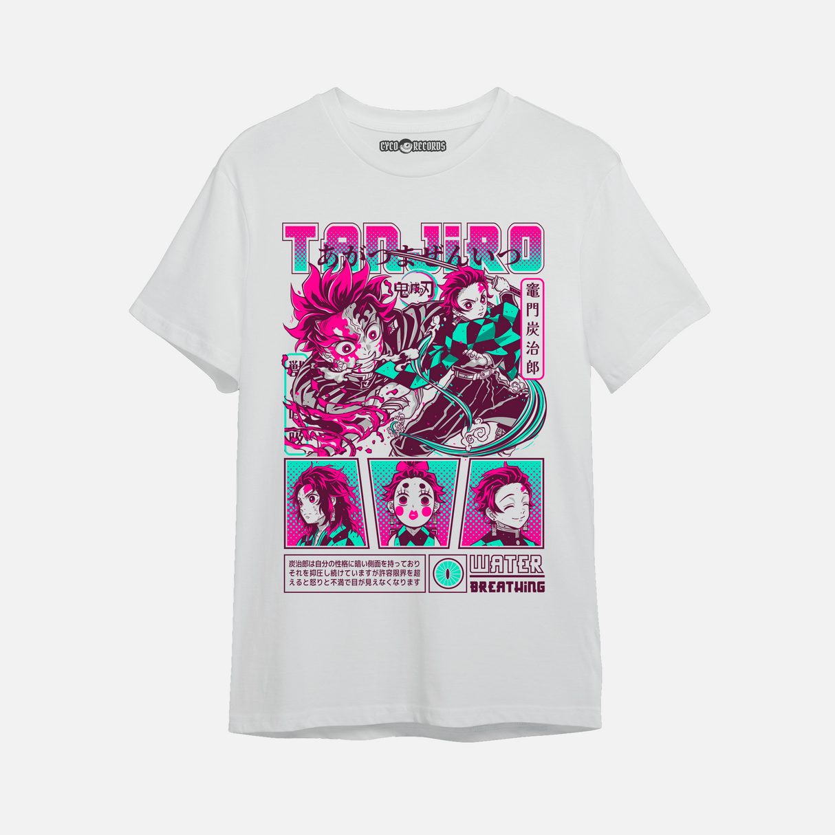 Demon Slayer - Kimetsu no Yaiba Tanjiro 3 - Polera blanca