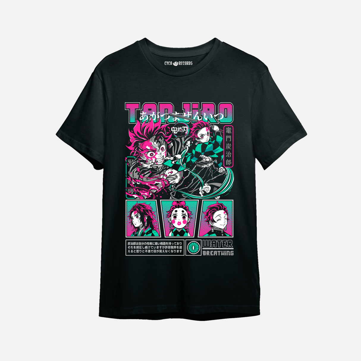 Demon Slayer - Kimetsu no Yaiba Tanjiro 3 - Polera negra