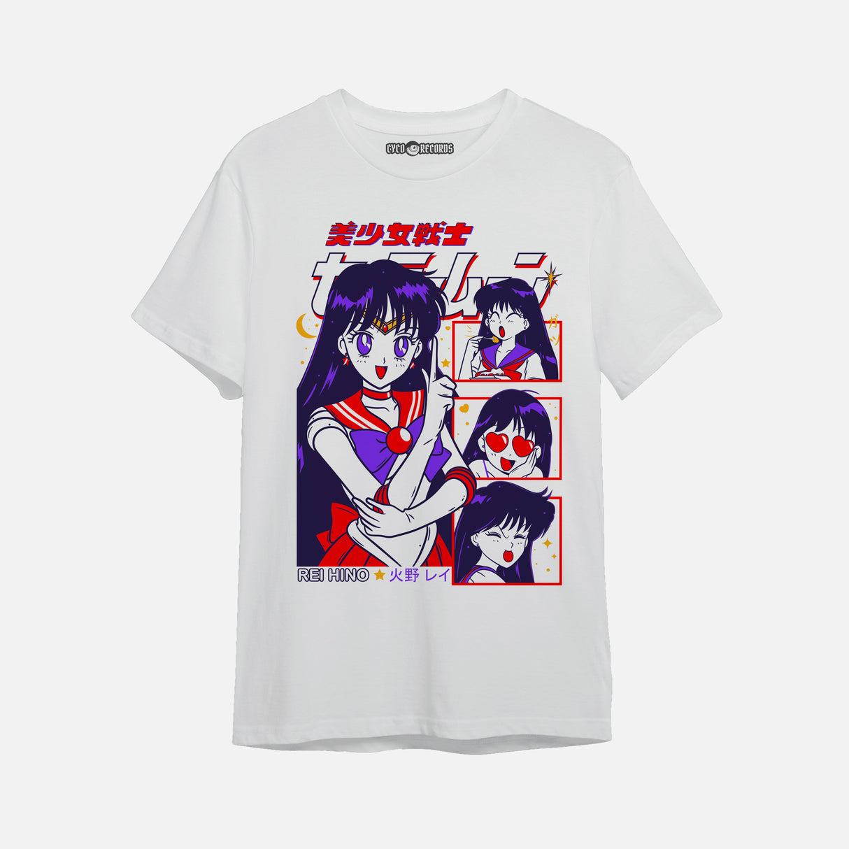 Sailor Moon - Rei Hino - Polera blanca