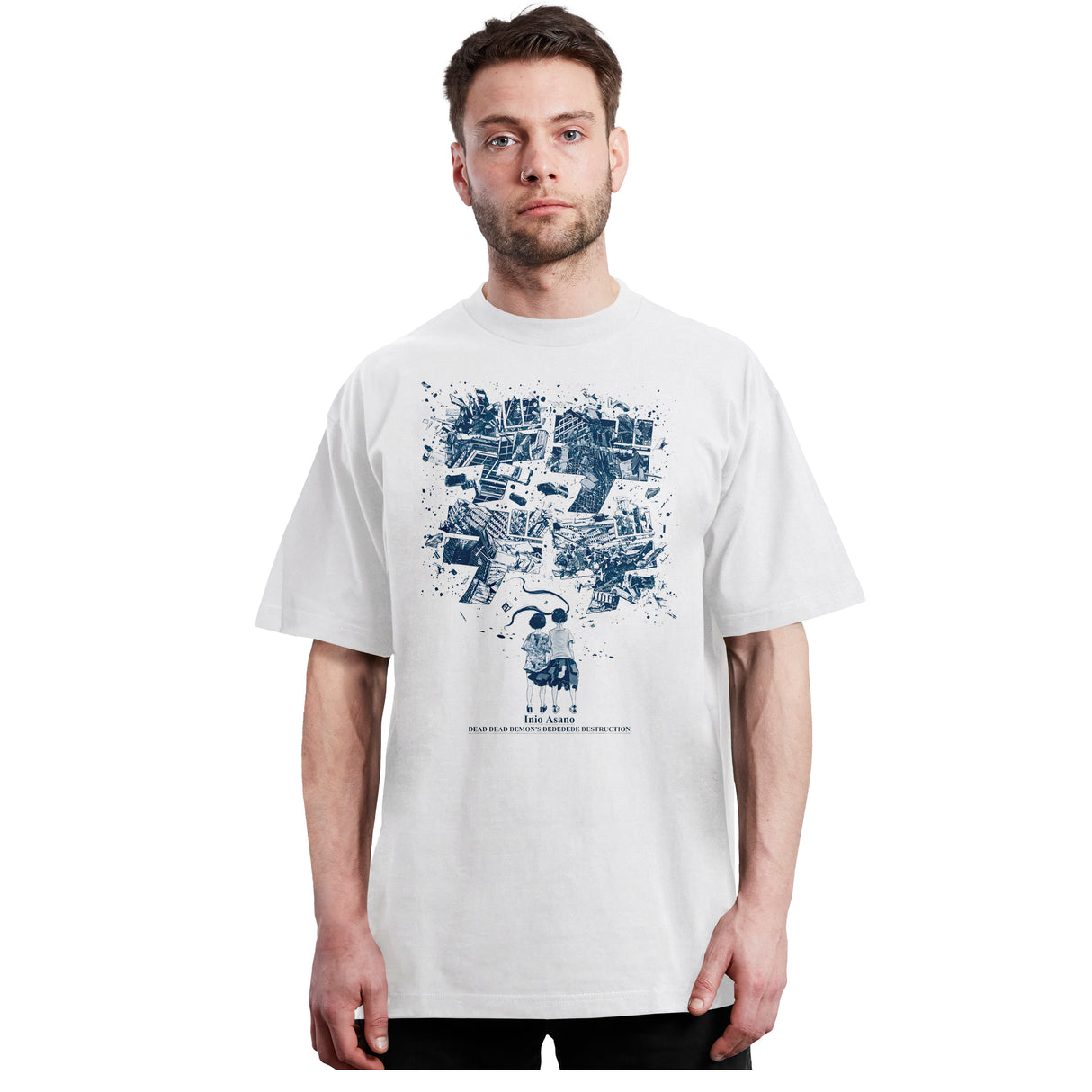 Dedededestruction - Blue Poster Inio Asano - Polera