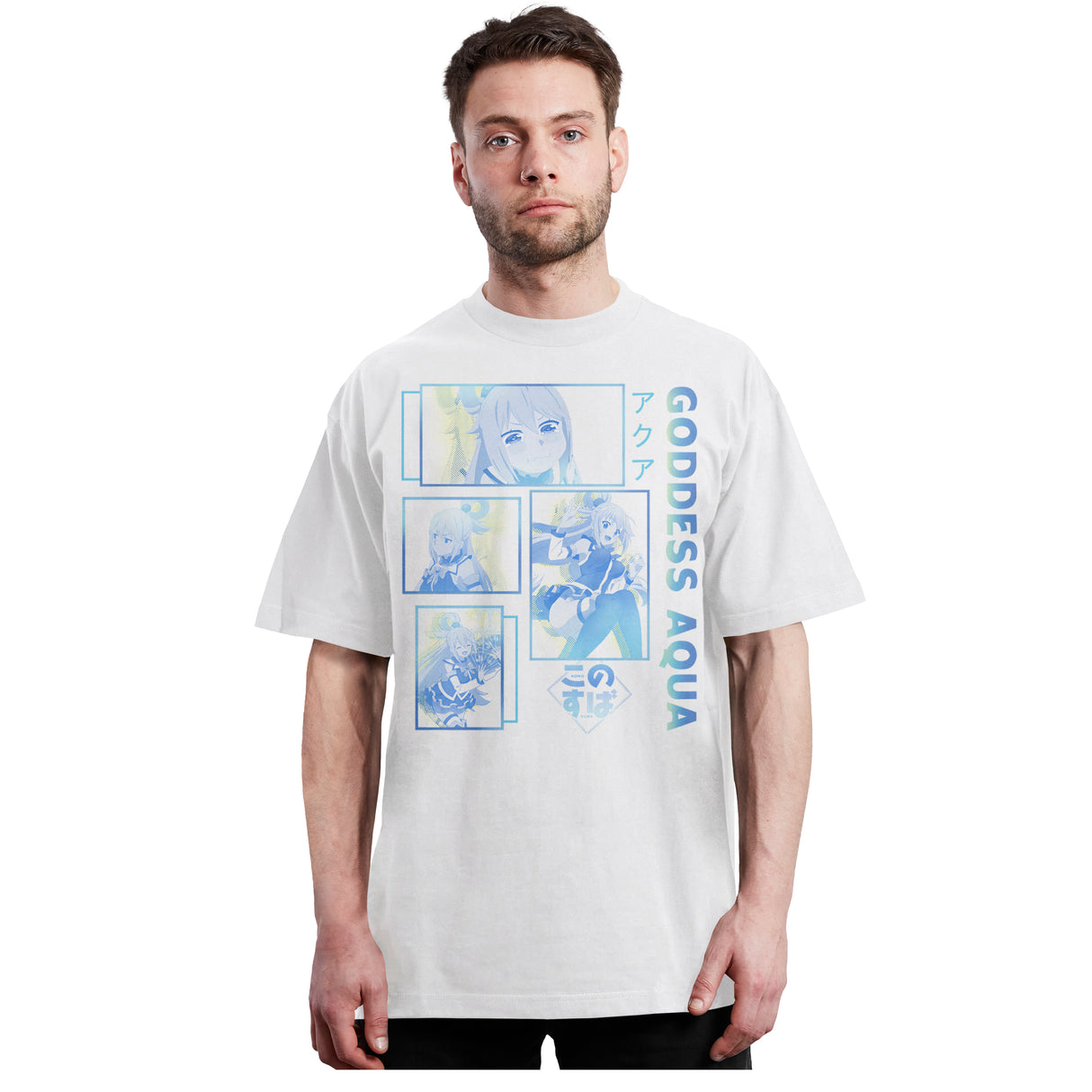 Konosuba - Aqua Collage - Polera