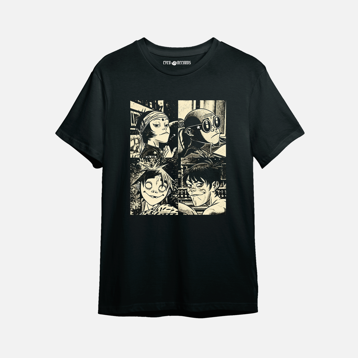 Gorillaz - The Montain Collage - Polera