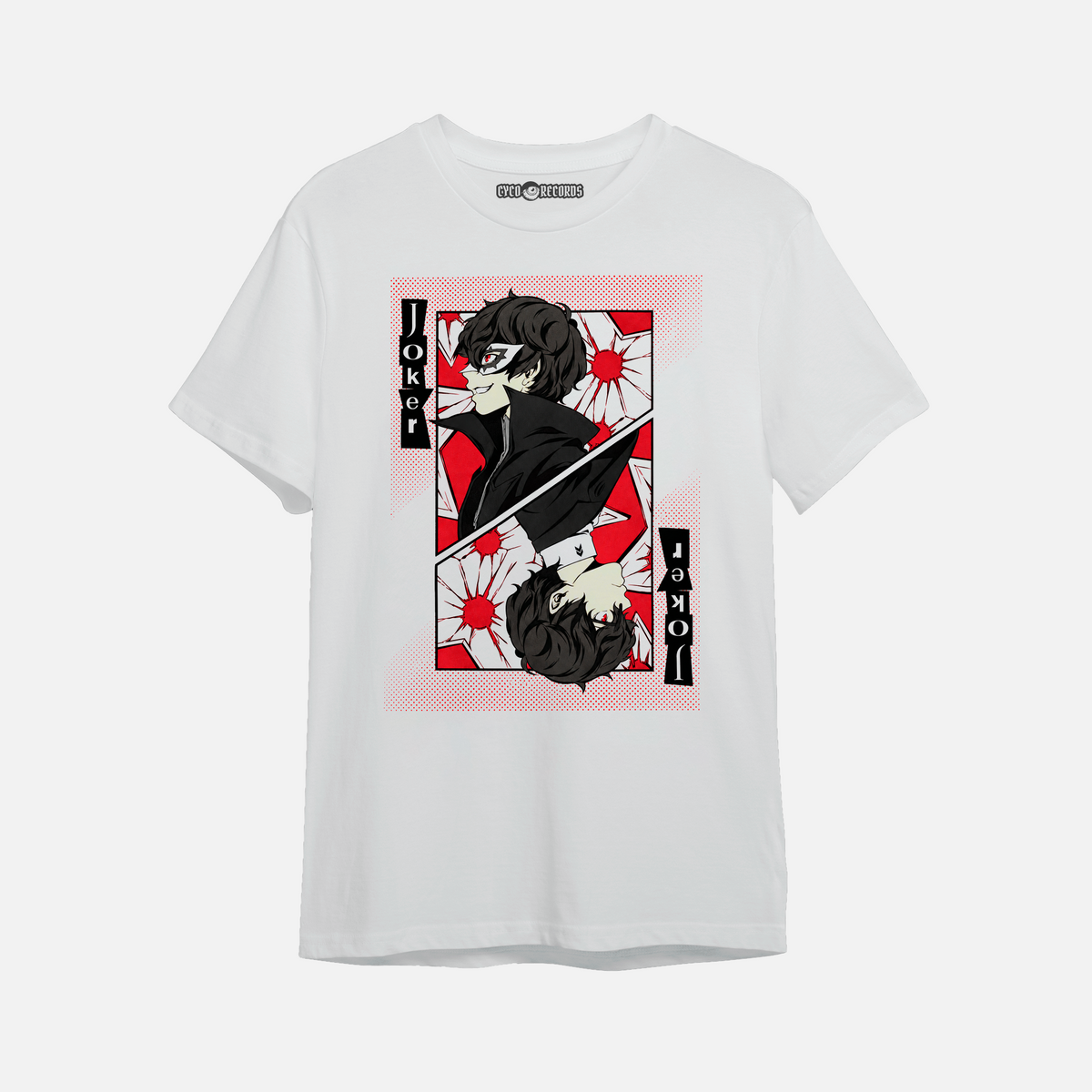 Persona5 - Joker Carta Polera Blanca