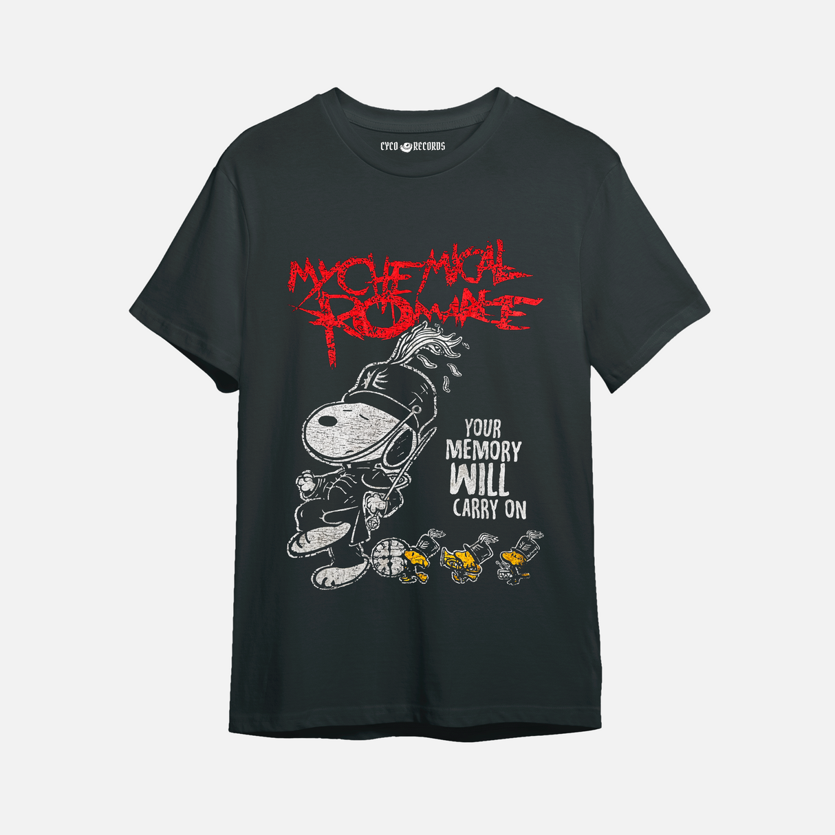 My Chemical Romance - Snoopy Your memory - Polera