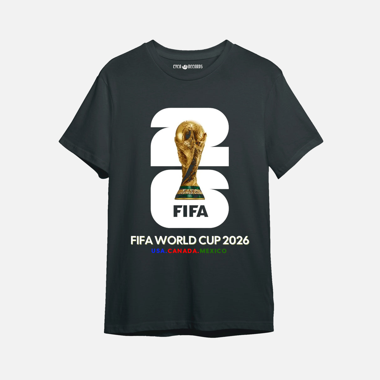 Mundial 2026 - Logo - Polera Negra