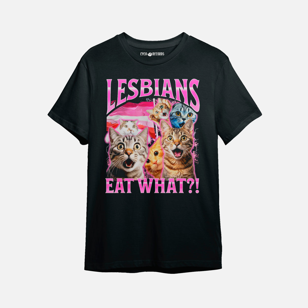 Gato - Meme Lesbians Eat What - Polera