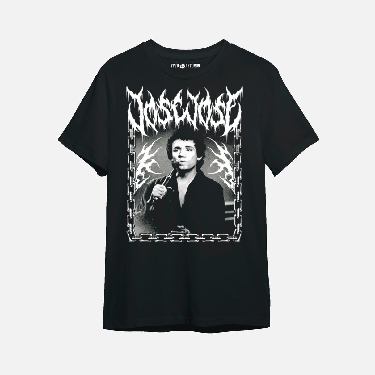Jose Jose - Letras Metal - Polera