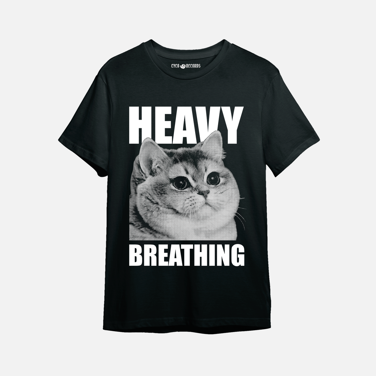 Meme - Gato Heavy Breathing - Polera