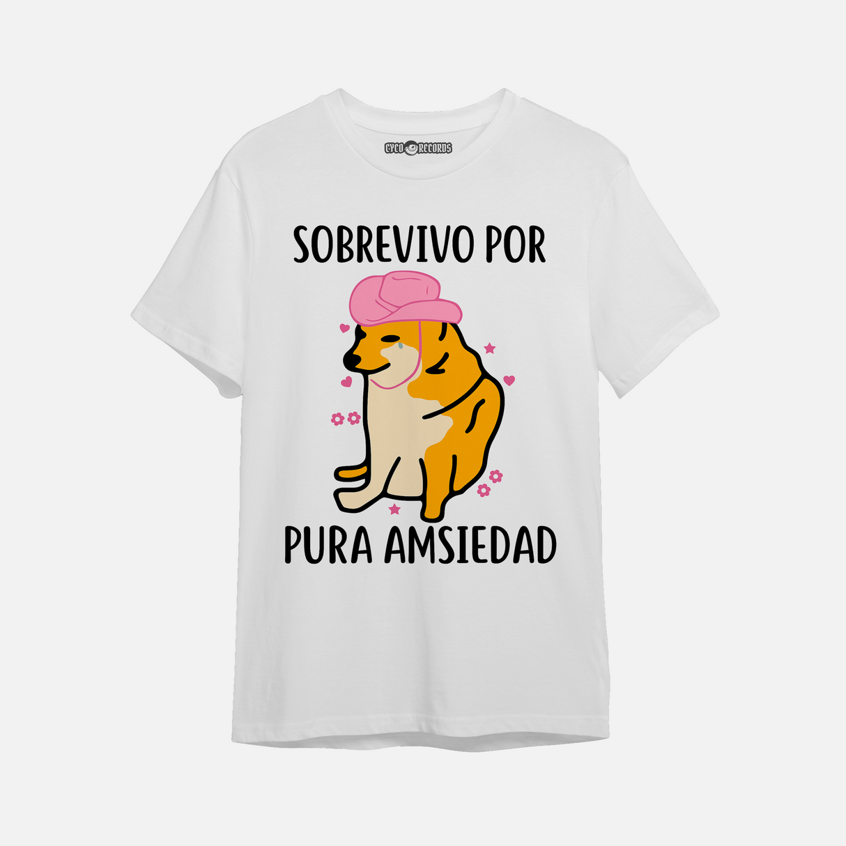 Perro - Cheems Ansiedad - Polera