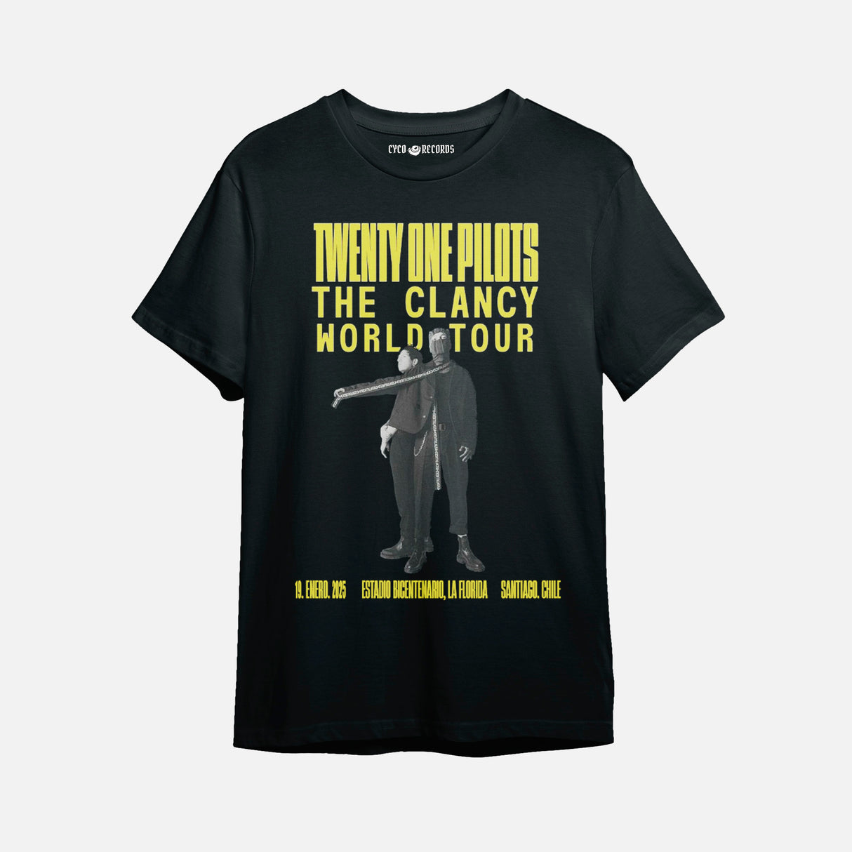 Twenty One Pilots - Clancy Tour Chile 2 - Polera MM