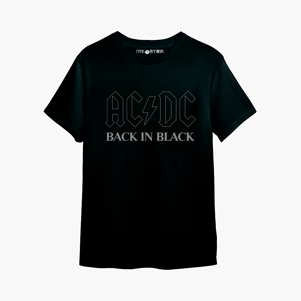 ACDC Back in Black Polera