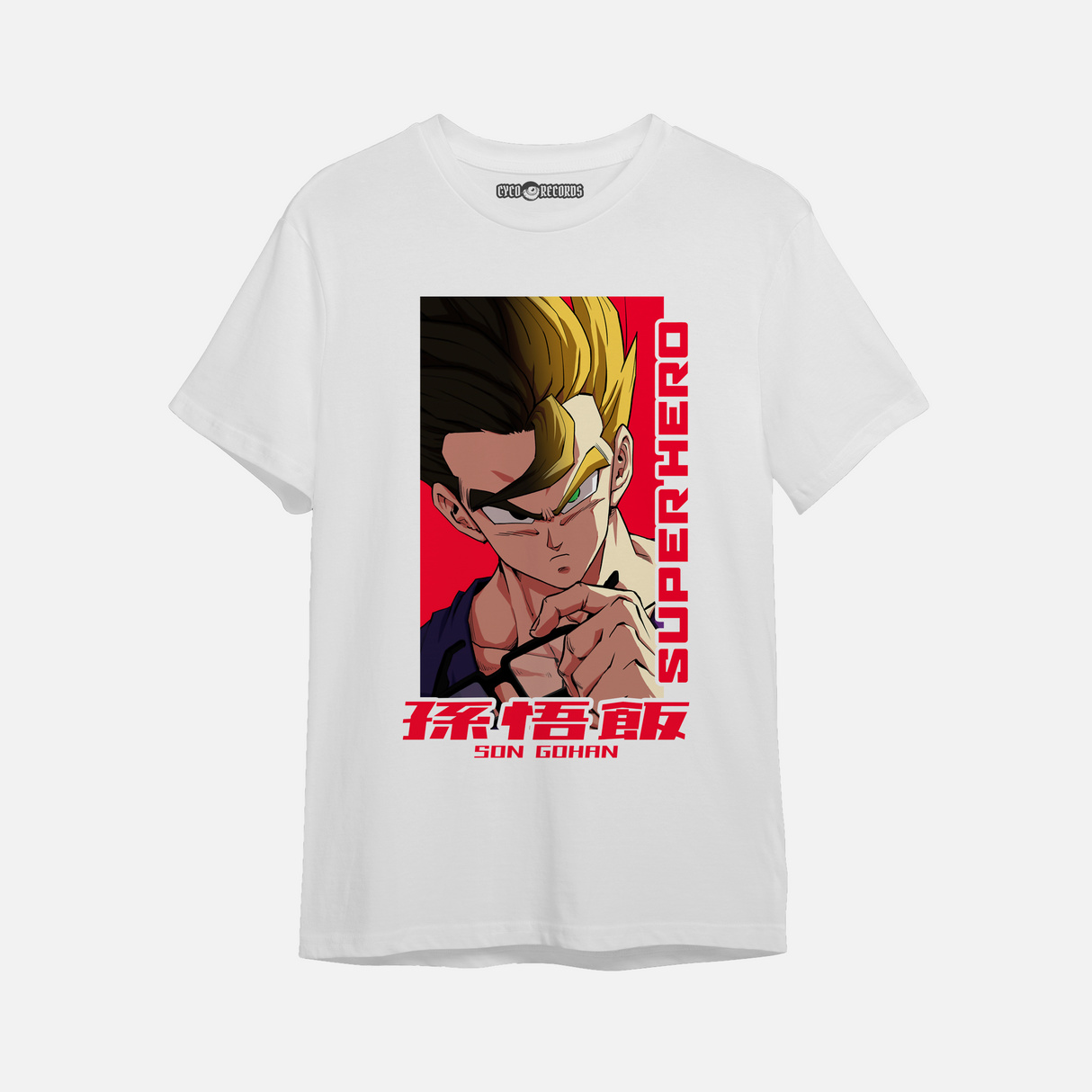 Dragon Ball - Gohan Super Hero - Polera Blanca