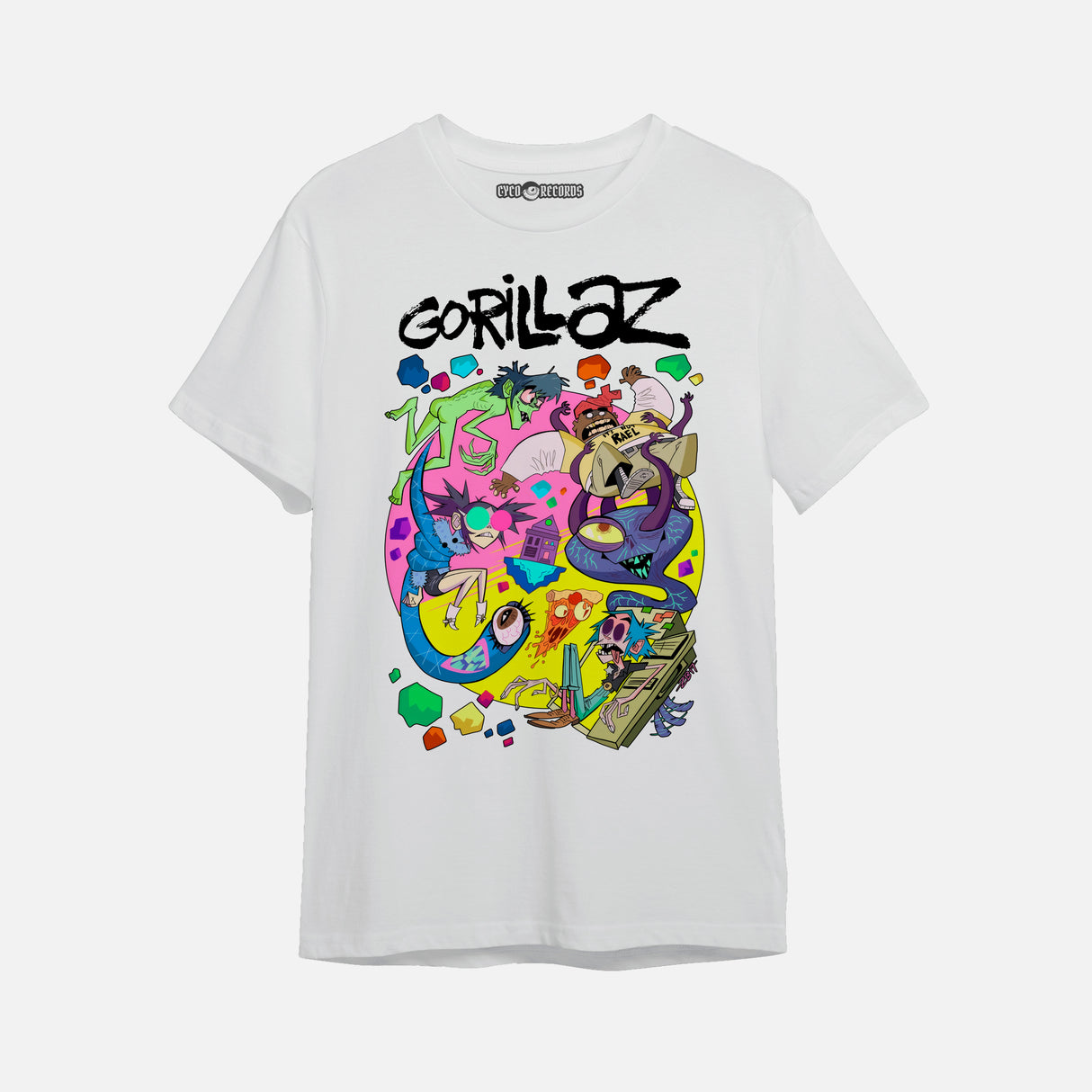 Gorillaz - Personajes - Polera