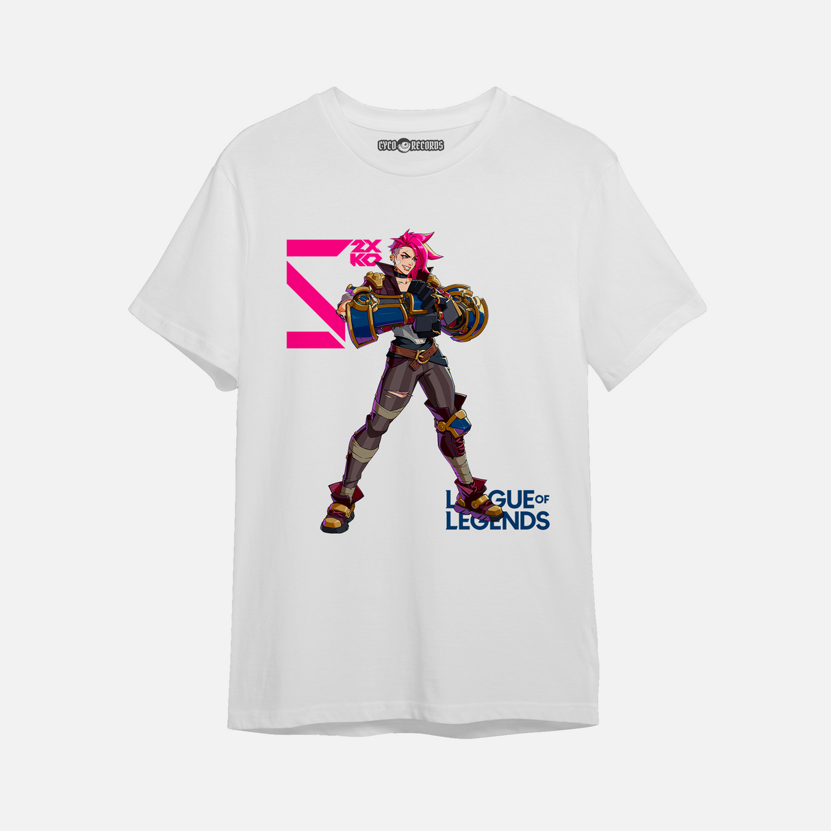 League Of Legends - Vi - Polera Blanca