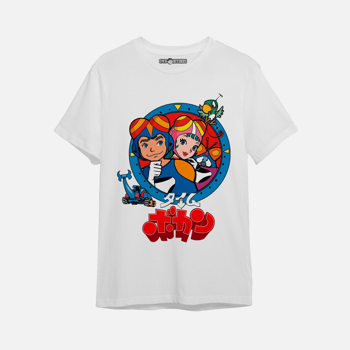 Time Bokan - Maquina del Tiempo - Polera Blanca