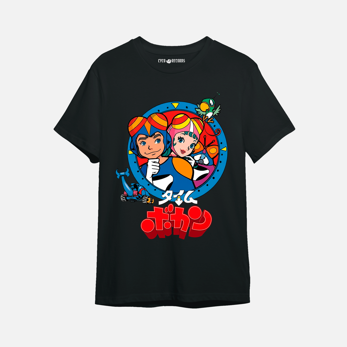 Time Bokan - Maquina del Tiempo - Polera Negra