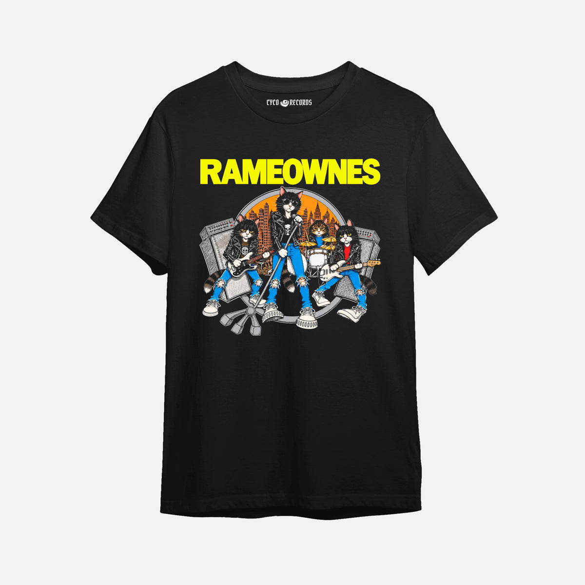 Gato - Rock - Rameownes - Polera