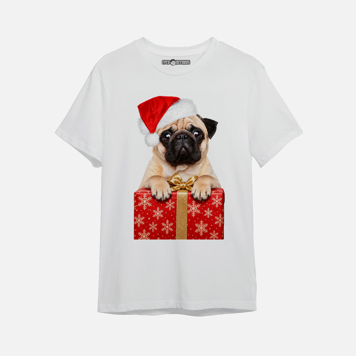 Navidad - Perros - Pug - Polera