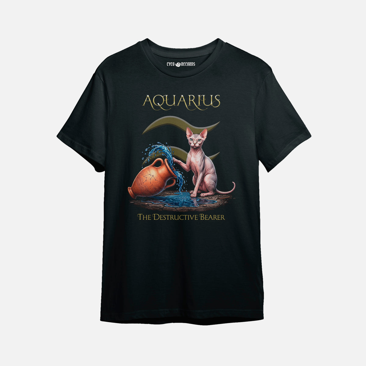 Zodiac Cats - Acuario - Polera