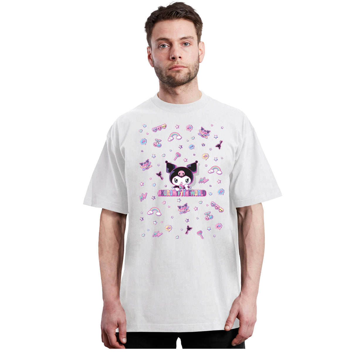 Sanrio - Kuromi Cara - Polera