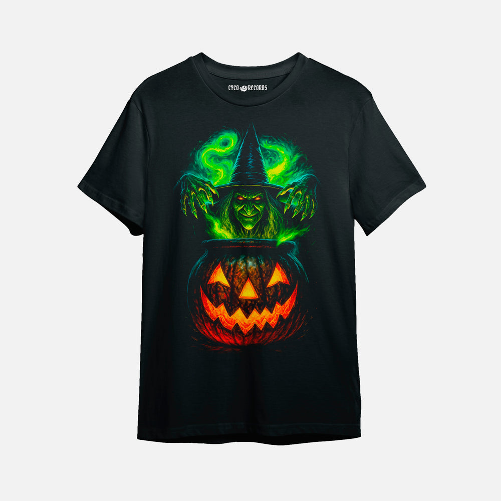 Halloween - Bruja y Caldero - Polera