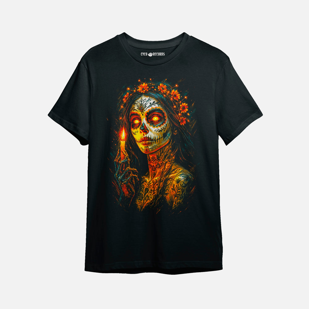 Halloween - Catrina Naranja - Polera