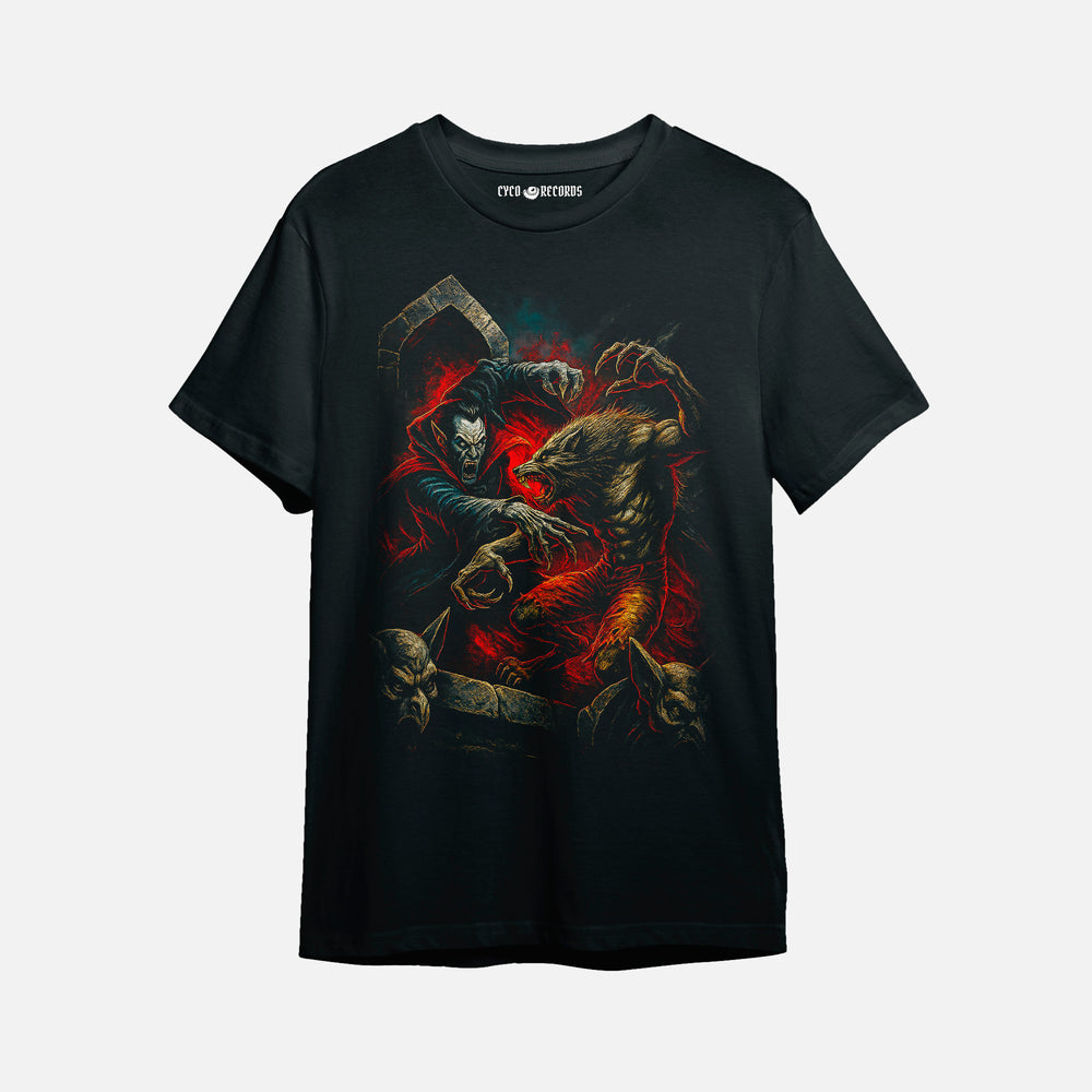 Halloween - Vampiro vs Hombre Lobo - Polera