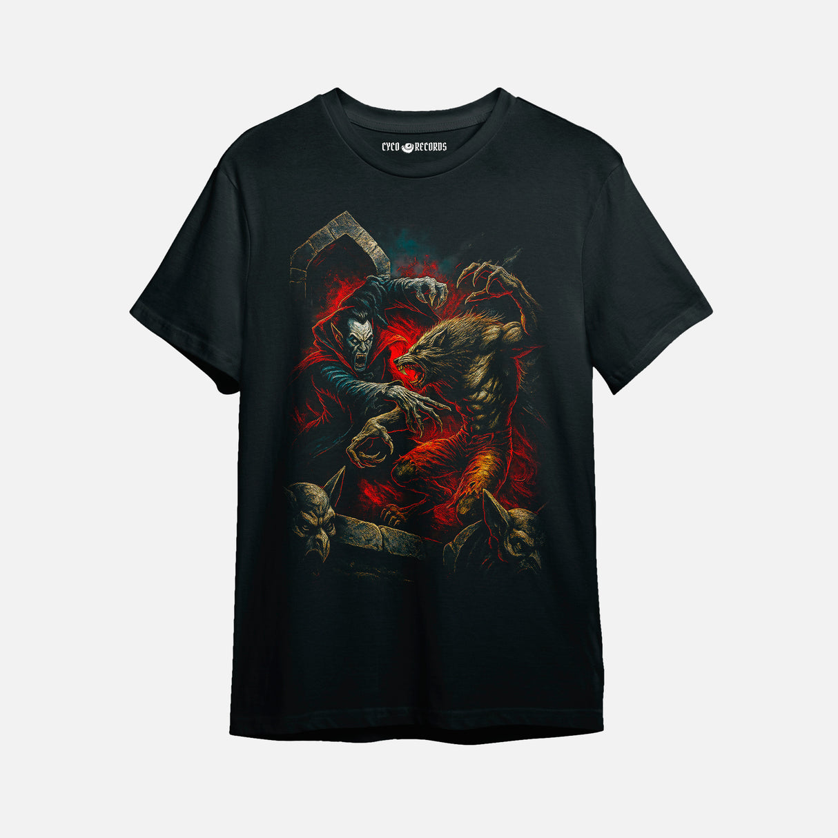 Halloween - Vampiro vs Hombre Lobo - Polera