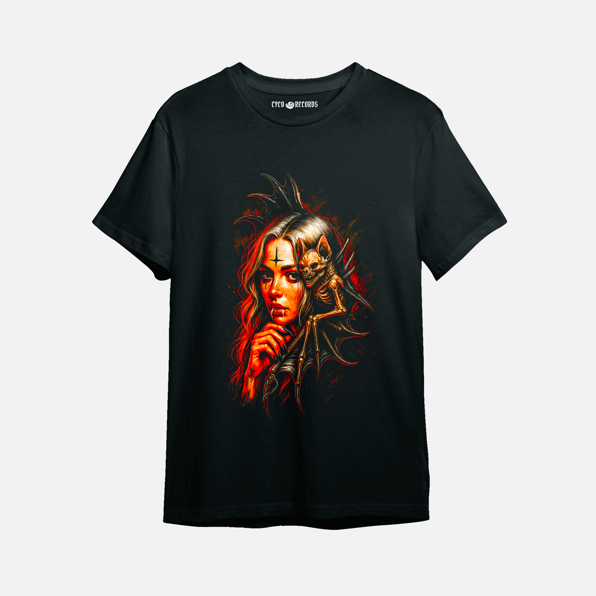 Vampira Murciélago - Halloween - Polera