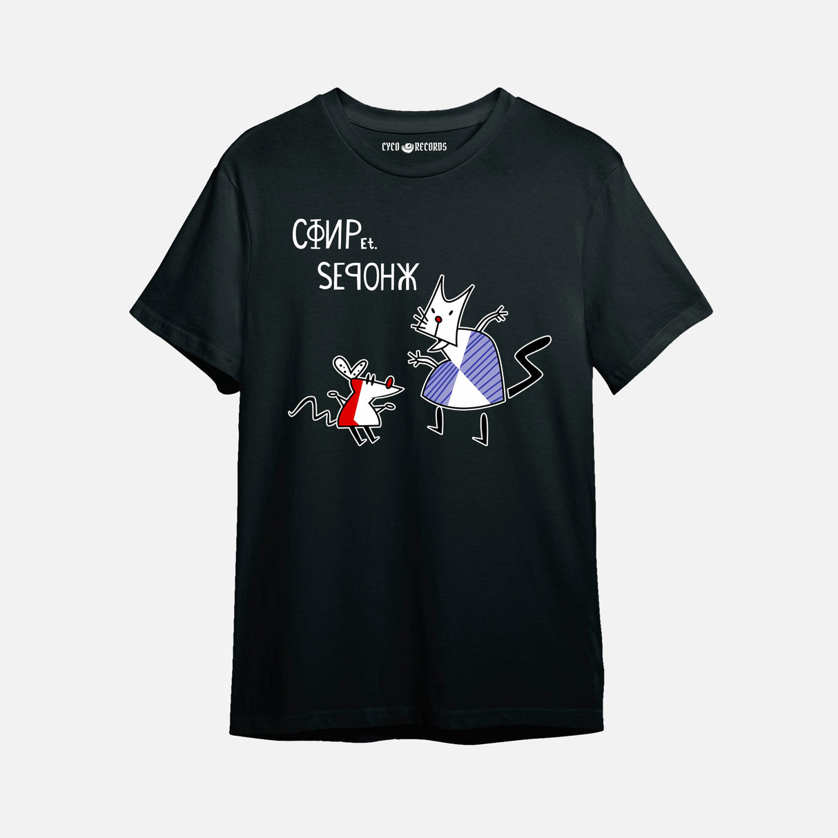 Simpsons - Obrero y parasito - Polera Negra