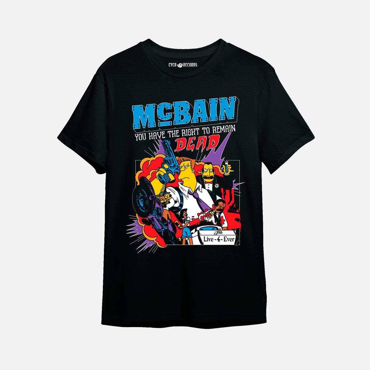 The simpsons - Mcbain movie poster - Polera