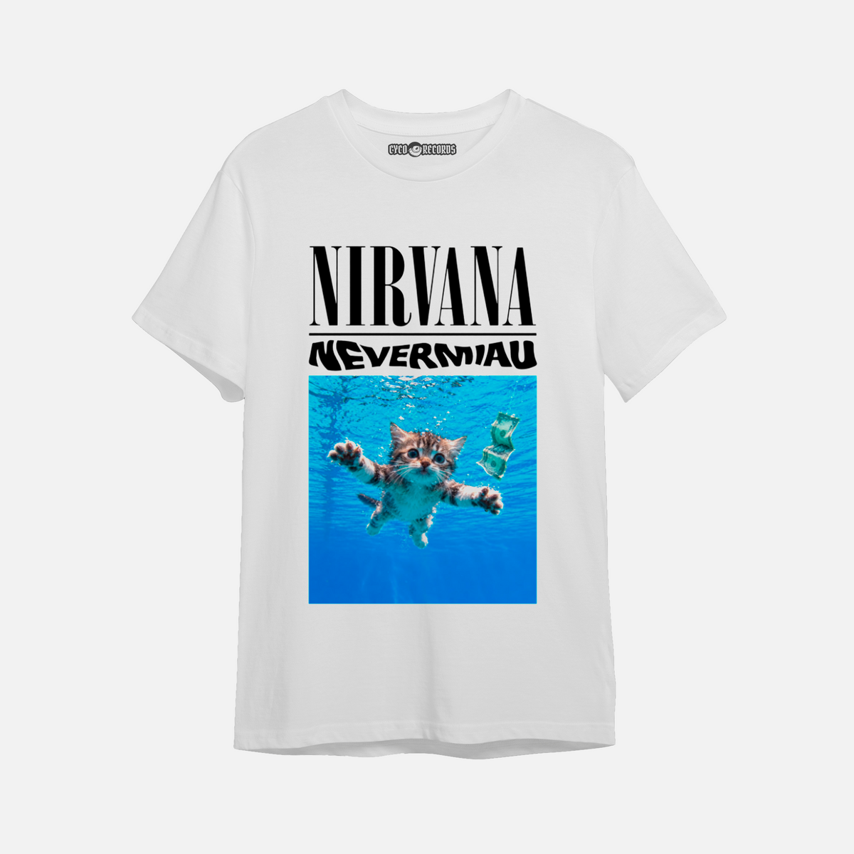 Gato - Nirvana Nevermiau - Polera