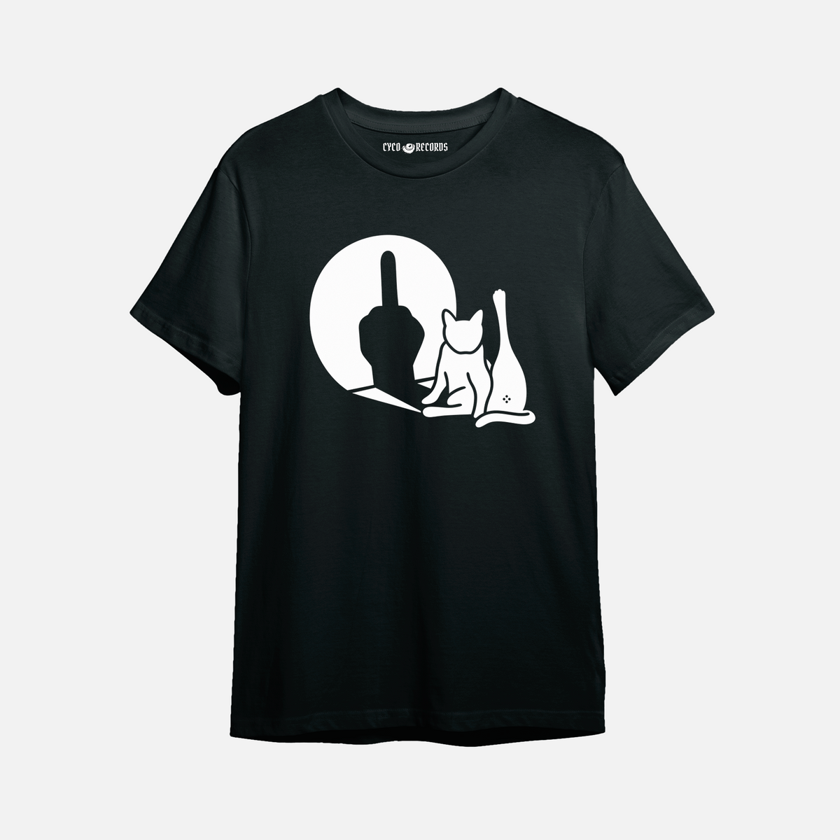 Meme - Silhouette Cat - Polera