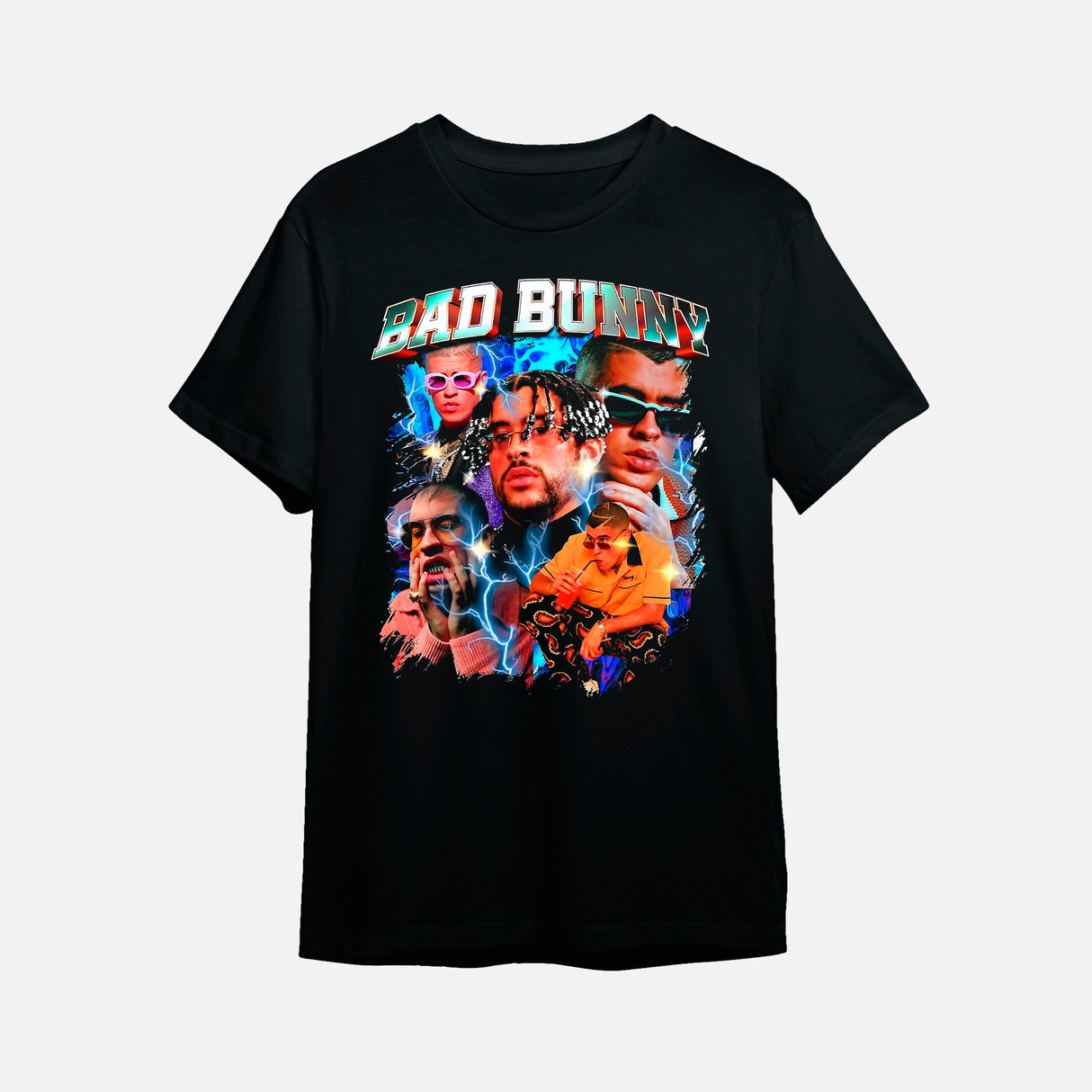 Bad Bunny - Collage Fotos - Polera