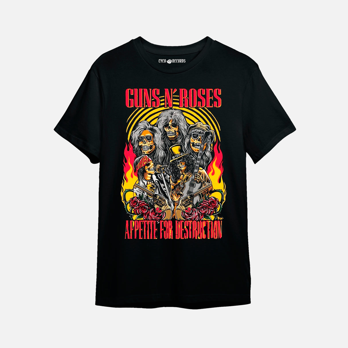 Guns n Roses - Appetite skulls - Polera
