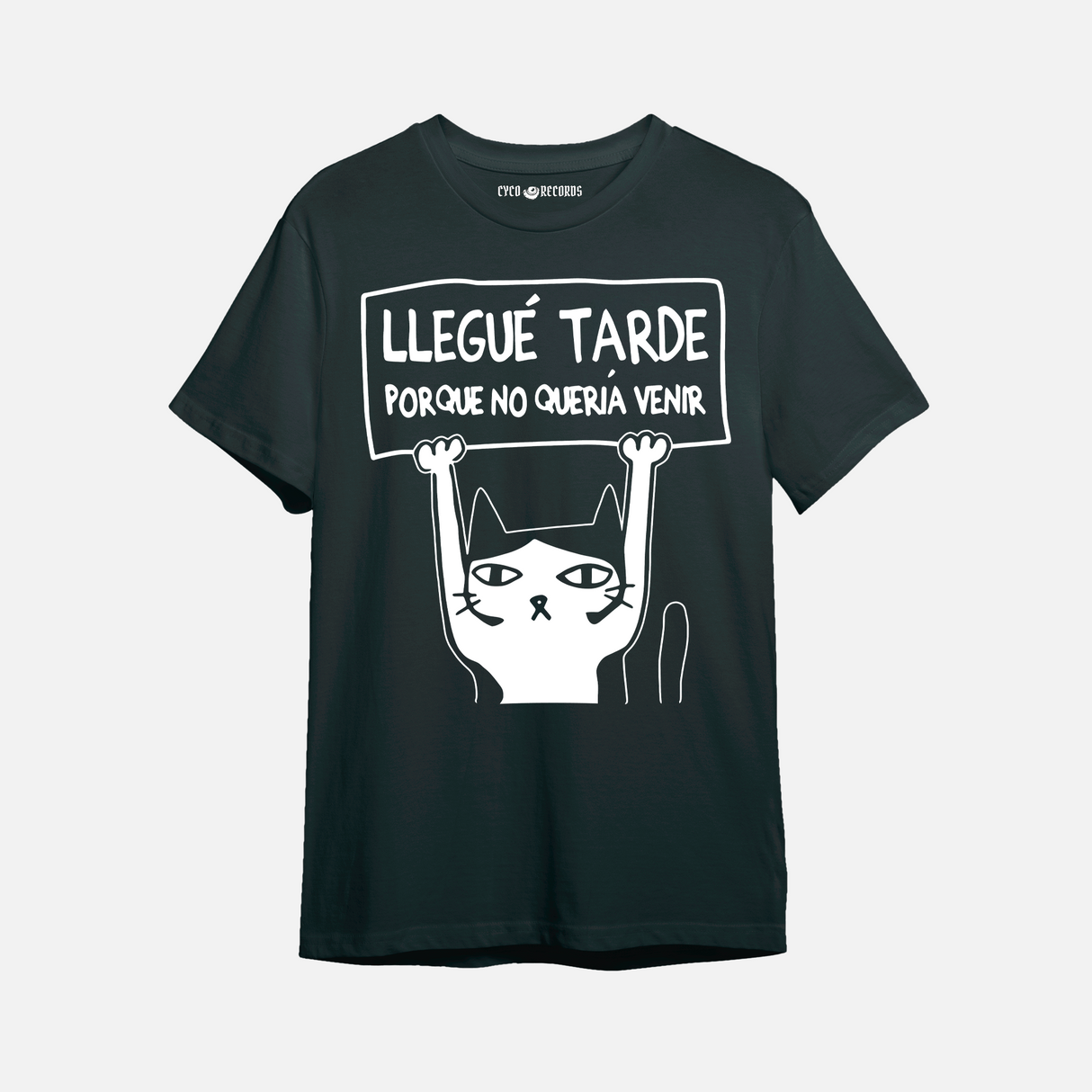 Meme - Gato No queria Venir - Polera