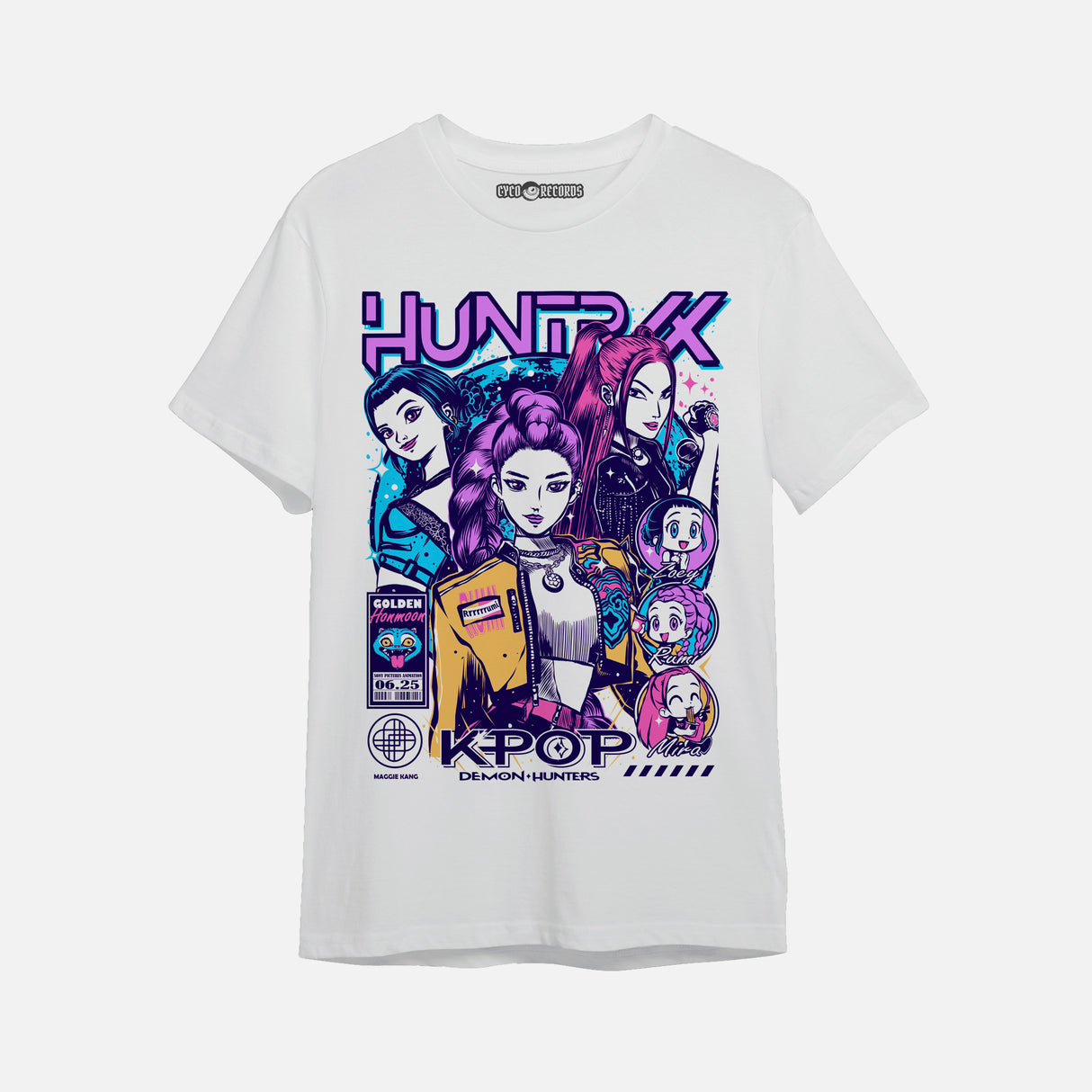 K Pop Demon Hunter - Comic - Polera Blanca