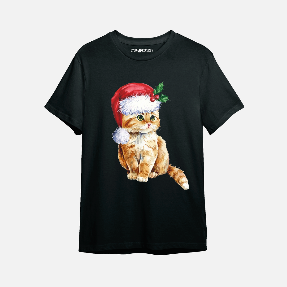 Gato - Navidad - Polera