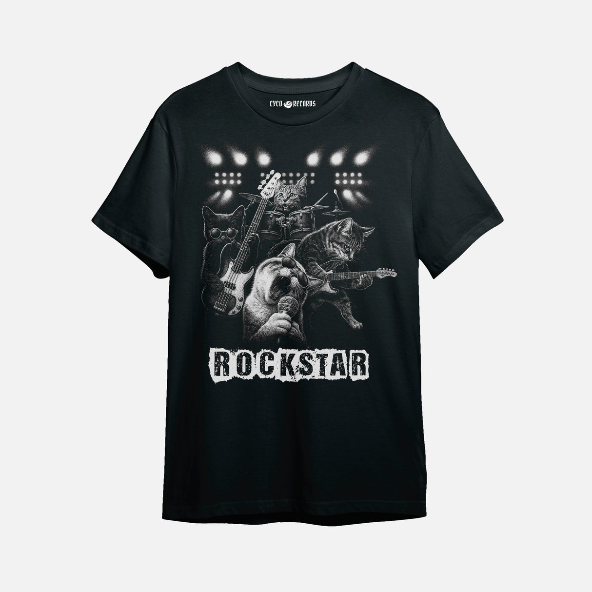 Gatos - Rockstar - Polera